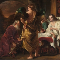 Ferdinand Bol-Abraham Receiving the Three Angels