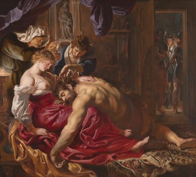Peter Paul Rubens -Samson and Delilah, 1609–1610. Created for his friend Nicolaas II Rockox